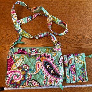 Vera Bradley Little Hipster and Coin Purse in Tutti Fruitti
